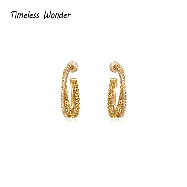 timeless wonder zirconia lock together hoop earrings women jewelry goth boho designer trendy rare ins bontique runway 7325, Golden;silver
timeless wonder zirconia lock together hoop earrings women jewelry goth boho designer trendy rare ins bontique runway 7325, Golden;silver