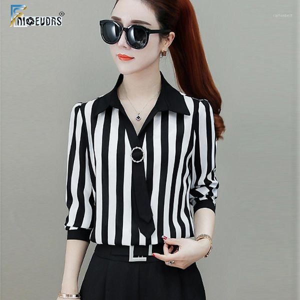 women's blouses & shirts european style basic women long sleeve bow tie office lady v neck stripe white button shirt1
women's blouses & shirts european style basic women long sleeve bow tie office lady v neck stripe white button shirt1