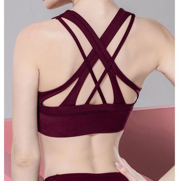 sports bras for women fitness running high impact shake proof sport bra padded high support push up strappy bralette crop top, White;red
sports bras for women fitness running high impact shake proof sport bra padded high support push up strappy bralette crop top, White;red
