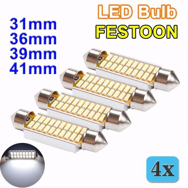 fly4 pcs festoon 31mm 36mm 39mm 42mm led bulb c5w c10w canbus no error dc 12v white color 4014 smd car dome light auto lamp1
fly4 pcs festoon 31mm 36mm 39mm 42mm led bulb c5w c10w canbus no error dc 12v white color 4014 smd car dome light auto lamp1