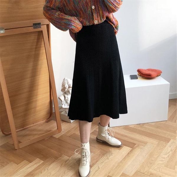 elegant female spring fall plain mid-calf a-line skirt casual twisted knit skirt solid color vintage women's skirts korean style1, Black
elegant female spring fall plain mid-calf a-line skirt casual twisted knit skirt solid color vintage women's skirts korean style1, Black