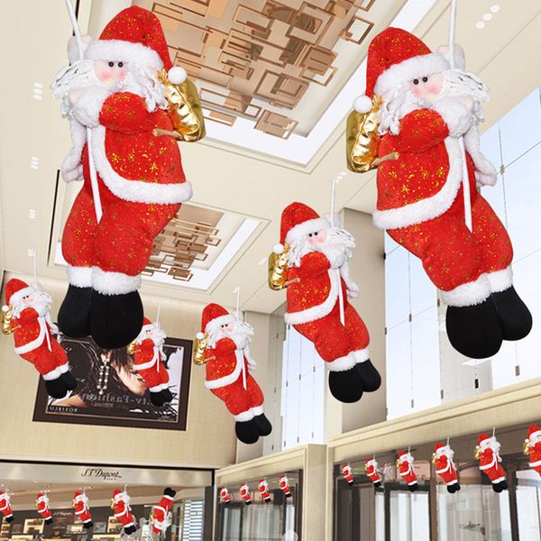eco-friendly 35cm plush christmas decorations santa claus doll climbing rope ornaments for window shopping mall new year party diy
eco-friendly 35cm plush christmas decorations santa claus doll climbing rope ornaments for window shopping mall new year party diy