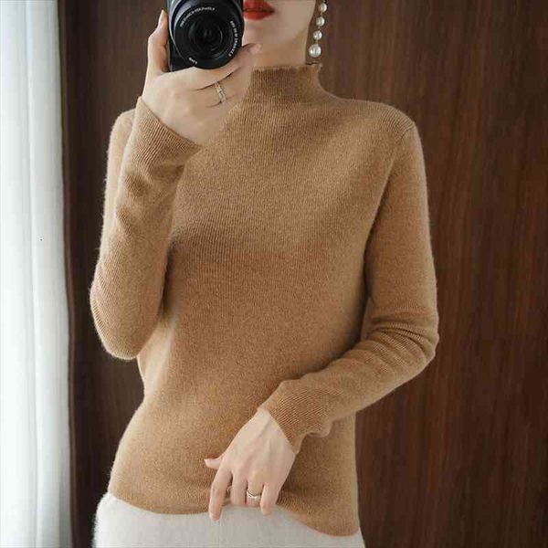 half turtleneck cashmere sweater women winter cashmere jumpers knit female long sleeve thick loose pullover, White;black
half turtleneck cashmere sweater women winter cashmere jumpers knit female long sleeve thick loose pullover, White;black