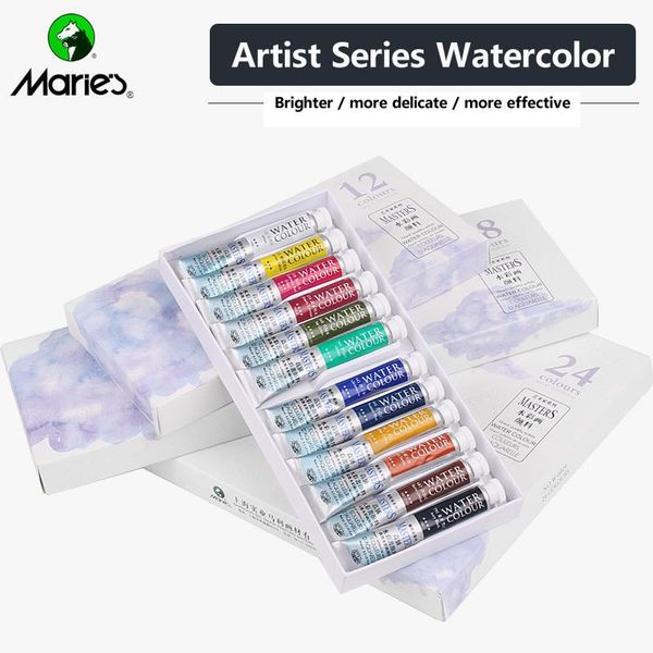 artist series watercolor set 12/18/24 color master beginners hand drawing animation illustrator tube paint
artist series watercolor set 12/18/24 color master beginners hand drawing animation illustrator tube paint