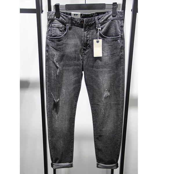 2020 new style greyish bla jeans men's summer thin section teenager capri pants loose-fit skinny harem pants, Blue
2020 new style greyish bla jeans men's summer thin section teenager capri pants loose-fit skinny harem pants, Blue