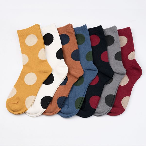2021 fashion autumn big dots cotton for women korean winter harajuku girls streetwear cute socks, Black;white
2021 fashion autumn big dots cotton for women korean winter harajuku girls streetwear cute socks, Black;white