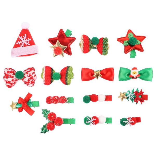 15pcs hair clips festival xmas lovely holiday christmas hair accessories barrettes headdress headwear hairpin for kids adults
15pcs hair clips festival xmas lovely holiday christmas hair accessories barrettes headdress headwear hairpin for kids adults