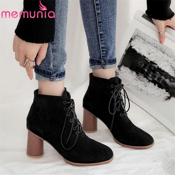 boots memunia 2021 wholesale big size 48 ankle for women flock round toe lace up high heels shoes ladies party wedding, Black
boots memunia 2021 wholesale big size 48 ankle for women flock round toe lace up high heels shoes ladies party wedding, Black