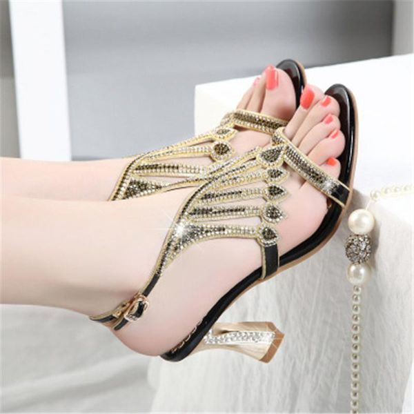 sandals 2021 genuine leather women square rhinestone heels summer party wedding shoes woman lady 3180, Black
sandals 2021 genuine leather women square rhinestone heels summer party wedding shoes woman lady 3180, Black