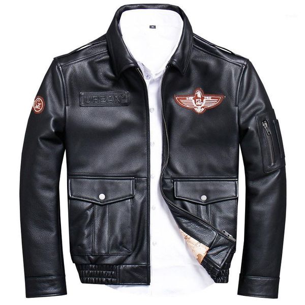 damson black men usaf pilot leather jacket wool collar plus size xxxxxl genuine cowhide leather coat1
damson black men usaf pilot leather jacket wool collar plus size xxxxxl genuine cowhide leather coat1