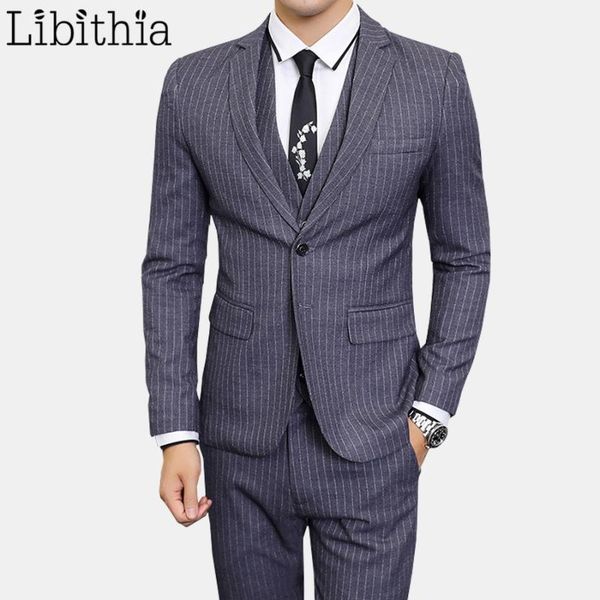 men stripe suits slim fit big size m-6xl luxury blazer vest pant grey dark blue black 3 pieces a601, White;black
men stripe suits slim fit big size m-6xl luxury blazer vest pant grey dark blue black 3 pieces a601, White;black