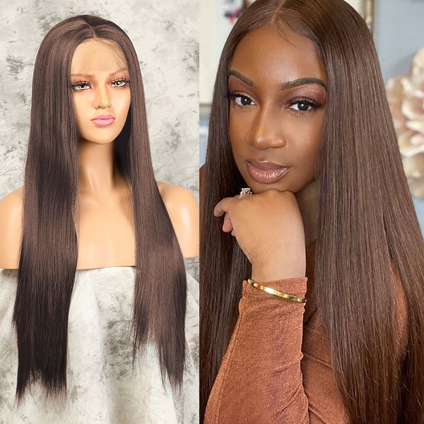 costume accessories dark brown color long straight synthetic hair lace front wigs middle part lace wigs natural hairline for women wig choco, Silver
costume accessories dark brown color long straight synthetic hair lace front wigs middle part lace wigs natural hairline for women wig choco, Silver