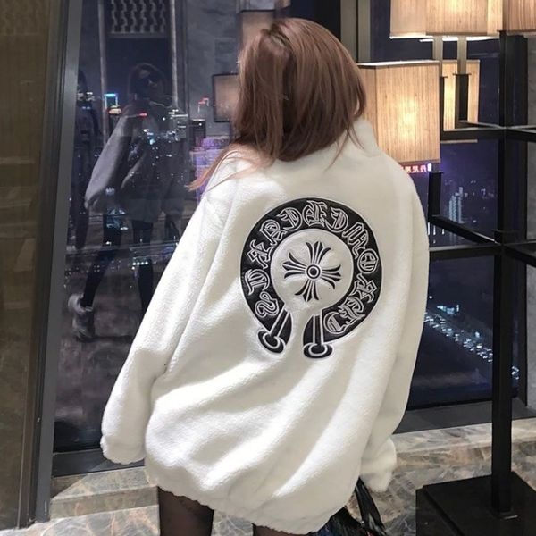 new winter fashion brand crosin embroidered cashmere jacket for warm couple 8p8o, Black
new winter fashion brand crosin embroidered cashmere jacket for warm couple 8p8o, Black