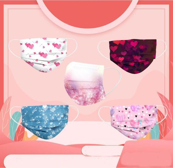 lovers fashion disposable heart printed mask valentines day 95% filtration efficiency dustproof prevention of influenza party masks
lovers fashion disposable heart printed mask valentines day 95% filtration efficiency dustproof prevention of influenza party masks