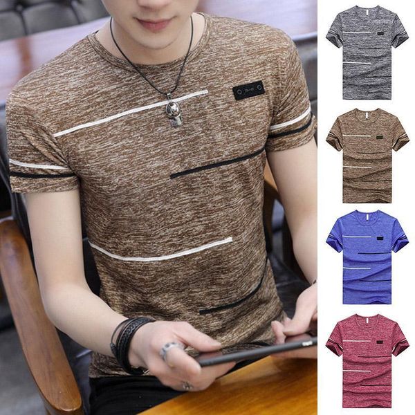 men crew neck t-shirt summer short sleeve breathable ultra-thin quick drying tee casual loose fashion t-shirt k21, White;black
men crew neck t-shirt summer short sleeve breathable ultra-thin quick drying tee casual loose fashion t-shirt k21, White;black