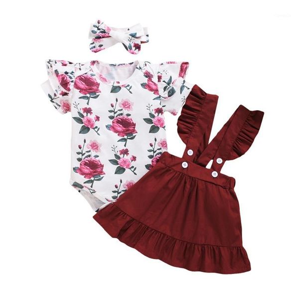 clothing sets summer baby clothes set kids girls' romper floral + skirt fashion printed outfits 3pcs set1, White
clothing sets summer baby clothes set kids girls' romper floral + skirt fashion printed outfits 3pcs set1, White