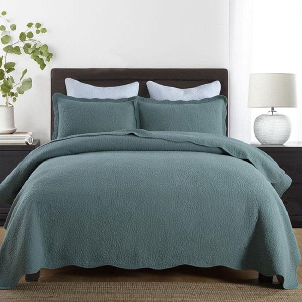 comforters & sets chausub cotton quilt set 3pcs/1-piece solid color bedspread bed cover pillowcase queen king size bedding coverlet summer b
comforters & sets chausub cotton quilt set 3pcs/1-piece solid color bedspread bed cover pillowcase queen king size bedding coverlet summer b