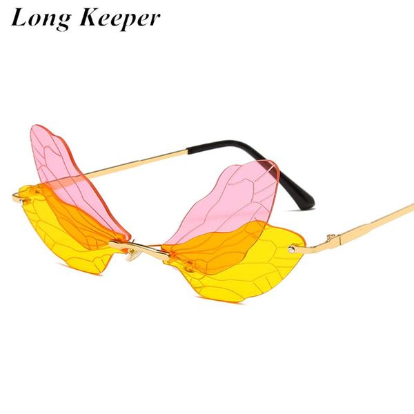 luxury fashion rimless dragonfly wing sunglasses women vintage ocean lens eyewear men pink yellow sun glasses shades uv400, White;black
luxury fashion rimless dragonfly wing sunglasses women vintage ocean lens eyewear men pink yellow sun glasses shades uv400, White;black