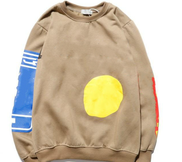 men's design letter print round neck sweatshirt men and women couple tide plus velvet jacket, Black
men's design letter print round neck sweatshirt men and women couple tide plus velvet jacket, Black