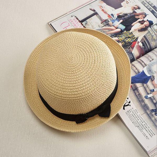 2017 new lady boater sun caps ribbon round flat straw fedora panama hat summerhats for women straw hat snapback gorras wmtouq, Black;white
2017 new lady boater sun caps ribbon round flat straw fedora panama hat summerhats for women straw hat snapback gorras wmtouq, Black;white