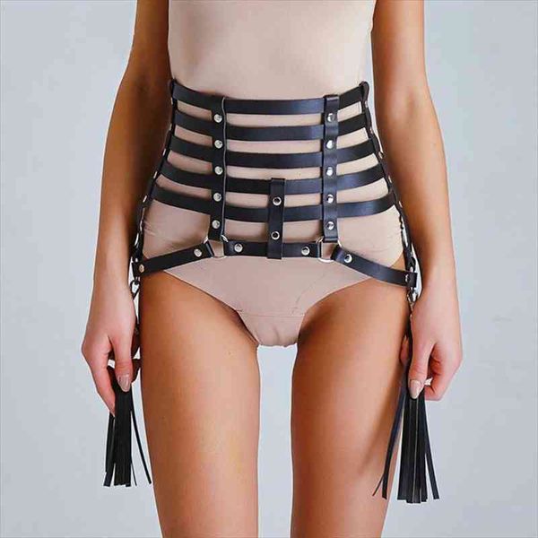handmade harness caged weave skirts fringe tassels leather harness body bondage mini skirt for women, Black
handmade harness caged weave skirts fringe tassels leather harness body bondage mini skirt for women, Black