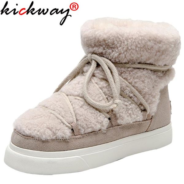kickway water resistant real cow suede real fur women snow boots warm winter ankle boots for women waterproof sneakers shoes 42, Black
kickway water resistant real cow suede real fur women snow boots warm winter ankle boots for women waterproof sneakers shoes 42, Black