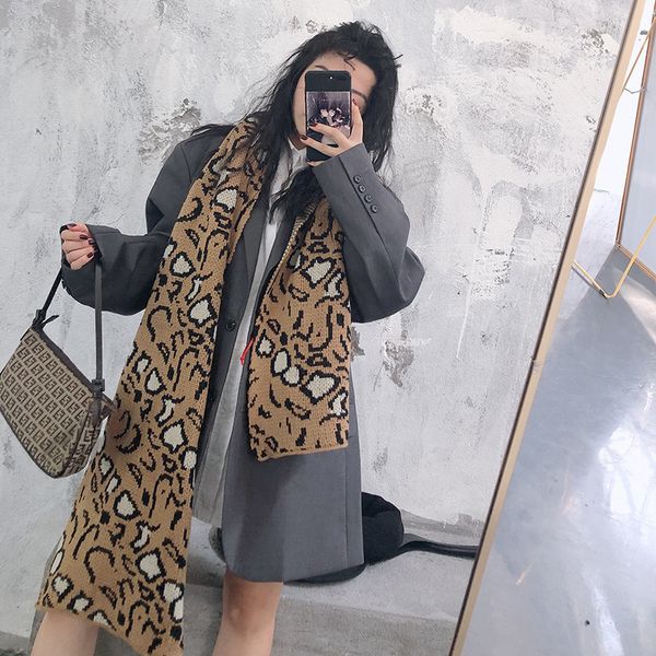 brand east gate autumn and winter new scarves women's brand version versatile knitting wool leopard print warm neck shawl klwe, Blue;gray
brand east gate autumn and winter new scarves women's brand version versatile knitting wool leopard print warm neck shawl klwe, Blue;gray