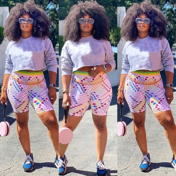 women two piece tracksuit sets long sleeve crop t-shirt and colored heart shorts pants outfits fashion gray shorts sport suit h2riwd, White
women two piece tracksuit sets long sleeve crop t-shirt and colored heart shorts pants outfits fashion gray shorts sport suit h2riwd, White