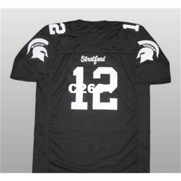 2604 #12 andrew luck stratford high school college jersey size s-4xl or custom any name or number jersey, Black
2604 #12 andrew luck stratford high school college jersey size s-4xl or custom any name or number jersey, Black