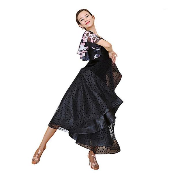 2-piece set leotard and skirt ballroom dance dress practice clothes modern dance one piece group clothes flamenco rumba1, Black;red
2-piece set leotard and skirt ballroom dance dress practice clothes modern dance one piece group clothes flamenco rumba1, Black;red