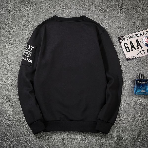 2021 new mens casual sweatshirts solid color letter print o-neck men pullovers simple streetwear loose autumn man clothing hip-hop ufof, Black 
2021 new mens casual sweatshirts solid color letter print o-neck men pullovers simple streetwear loose autumn man clothing hip-hop ufof, Black