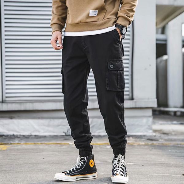 hip hop joggers грузовые брюки для мужчин карманные брюки мужские брюки мужские брюки брюки уличные 2020 новые ленты случайные брюки, Black
hip hop joggers грузовые брюки для мужчин карманные брюки мужские брюки мужские брюки брюки уличные 2020 новые ленты случайные брюки, Black