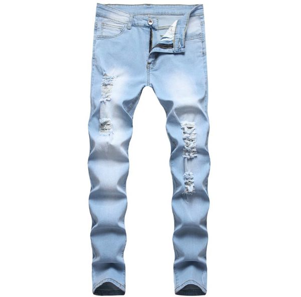 men's jeans 2021 hole pencil pants wathet blue men's fashion personality ripped slim fit zipper stretch denim trousers mens super
men's jeans 2021 hole pencil pants wathet blue men's fashion personality ripped slim fit zipper stretch denim trousers mens super