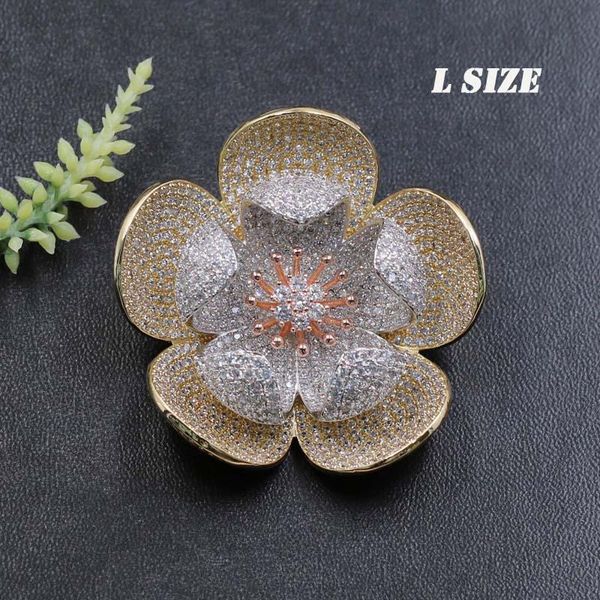 pins, brooches vanifin fashion jewelry big elegant luxuryflower brooch pendant dual use for engagement wedding micro paved zircon gift, Gray
pins, brooches vanifin fashion jewelry big elegant luxuryflower brooch pendant dual use for engagement wedding micro paved zircon gift, Gray