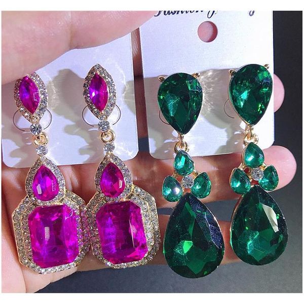 colorful rhinestone drop earrings long bohemian europe united states retro glass drill temperament wedding jewe jlllax yy_dhhome, Silver
colorful rhinestone drop earrings long bohemian europe united states retro glass drill temperament wedding jewe jlllax yy_dhhome, Silver