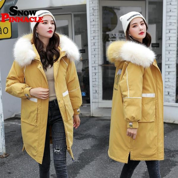 women long parkas coat winter embroidery thicken warm big fur collar hooded parkas jacket long padded jackets -30degrees wear 201019, Black
women long parkas coat winter embroidery thicken warm big fur collar hooded parkas jacket long padded jackets -30degrees wear 201019, Black