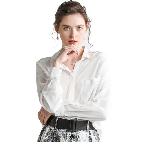women's blouses & shirts style 100% real silk lady shirt 14mm mulberry overshirt female solid color white long sleeve blouse woman simp
women's blouses & shirts style 100% real silk lady shirt 14mm mulberry overshirt female solid color white long sleeve blouse woman simp
