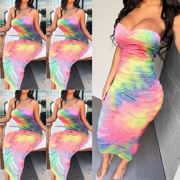 2021 women's maxi boho dress rainbow color floral summer beach sheath tube dress evening party long sundress, Black;gray
2021 women's maxi boho dress rainbow color floral summer beach sheath tube dress evening party long sundress, Black;gray