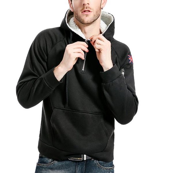 men's hoodies & sweatshirts 2021 winter mens hooded pure color zipper pullover male long sleeve sweatshirt l0718, Black
men's hoodies & sweatshirts 2021 winter mens hooded pure color zipper pullover male long sleeve sweatshirt l0718, Black