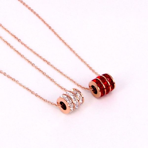pendant necklaces three rows of red zircon necklace, titanium steel, women's, fashion jewelry accessories wholesale,ka51120, Silver
pendant necklaces three rows of red zircon necklace, titanium steel, women's, fashion jewelry accessories wholesale,ka51120, Silver