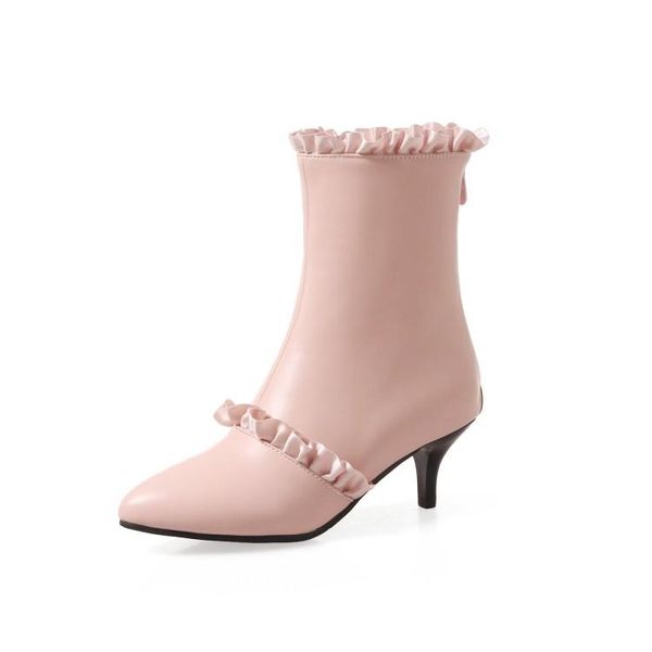boots pqecfs big size 32-45 2021 spring & autumn women solid sweet ruffles ankle 3 colors, Black
boots pqecfs big size 32-45 2021 spring & autumn women solid sweet ruffles ankle 3 colors, Black