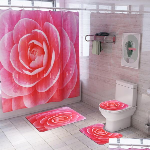 4pcs non slip toilet polyester cover mat set bathroom shower curtain new arr qylcos ppshop01
4pcs non slip toilet polyester cover mat set bathroom shower curtain new arr qylcos ppshop01