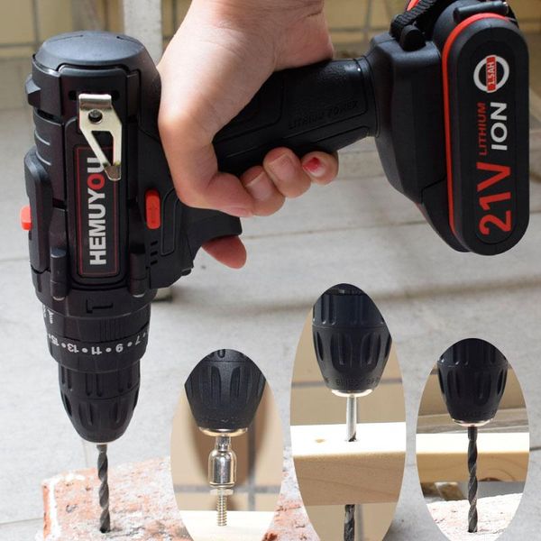 21v new battery screwdriver rechargeable hammer drill electric screwdriver household rechargeable mini electric drill power tool
21v new battery screwdriver rechargeable hammer drill electric screwdriver household rechargeable mini electric drill power tool
