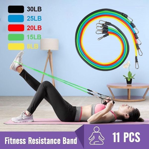 resistance bands yoga pull rope 11 pcs/lot fitness exercises latex tubes pedal excerciser body training workout women belts1
resistance bands yoga pull rope 11 pcs/lot fitness exercises latex tubes pedal excerciser body training workout women belts1