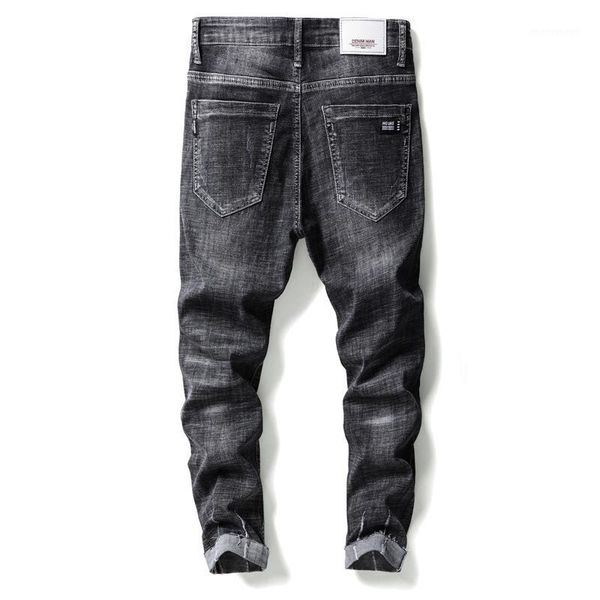 men's jeans man ripped holel trousers slim men washed damaged men's denim casual pants streetwear fashions jogger style clothing1, Blue
men's jeans man ripped holel trousers slim men washed damaged men's denim casual pants streetwear fashions jogger style clothing1, Blue