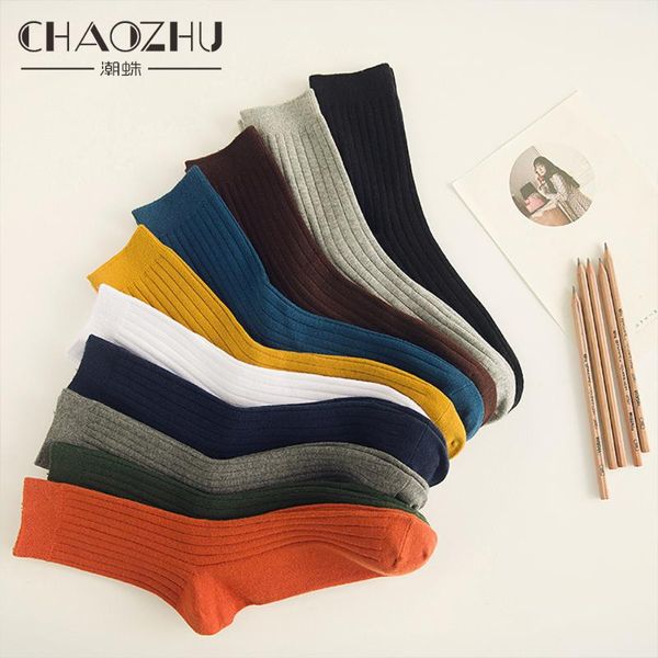 chaozhu men's combed cotton solid colors rib daily basic men socks harajuku calcetines hip hop sokken skarpetki 10 colors, Black
chaozhu men's combed cotton solid colors rib daily basic men socks harajuku calcetines hip hop sokken skarpetki 10 colors, Black