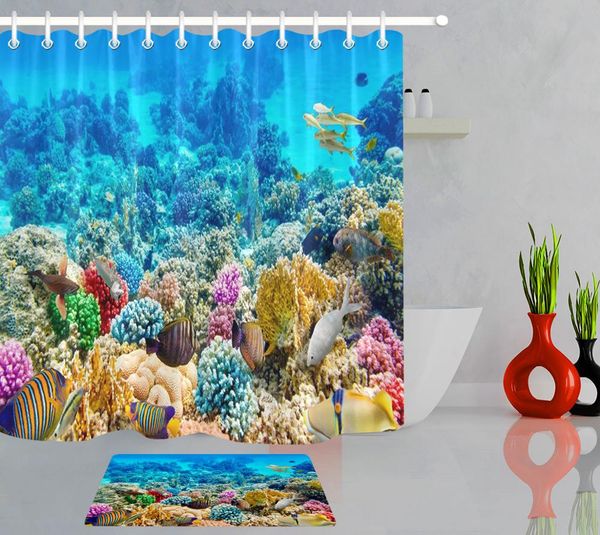 underwater world corals bathroom shower curtain sets modern creativity home decor bath curtains with 12 hooks and doormat
underwater world corals bathroom shower curtain sets modern creativity home decor bath curtains with 12 hooks and doormat