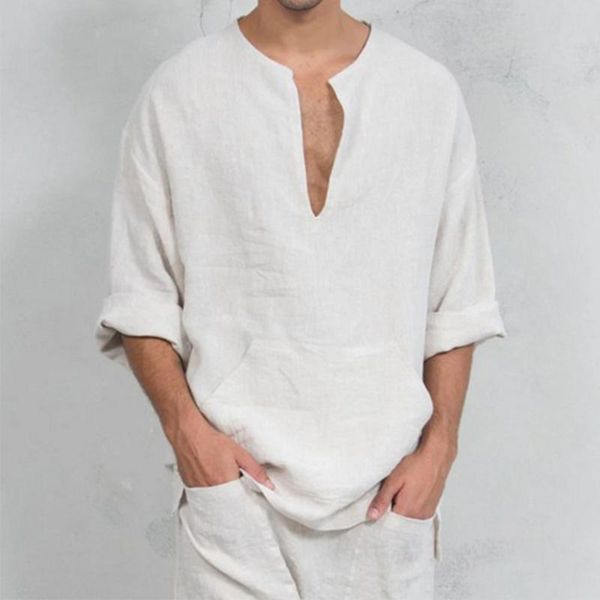 linen v-neck harajuku national loose horn long sleeve men's shirt casual patchwork pocket man 2021 autumn male shirts, White;black
linen v-neck harajuku national loose horn long sleeve men's shirt casual patchwork pocket man 2021 autumn male shirts, White;black