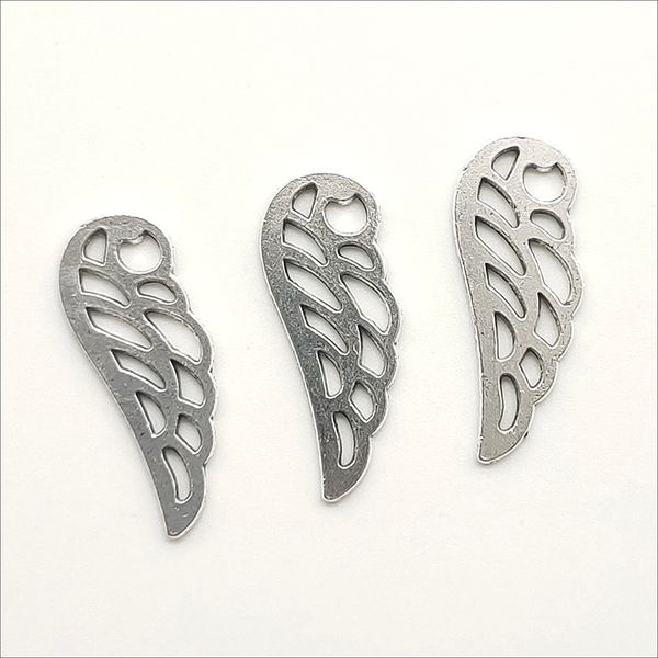 lot 100pcs angel wing tibetan silver charms pendants for jewelry making earring necklace bracelet key chain accessories 25*10mm, Bronze;silver
lot 100pcs angel wing tibetan silver charms pendants for jewelry making earring necklace bracelet key chain accessories 25*10mm, Bronze;silver