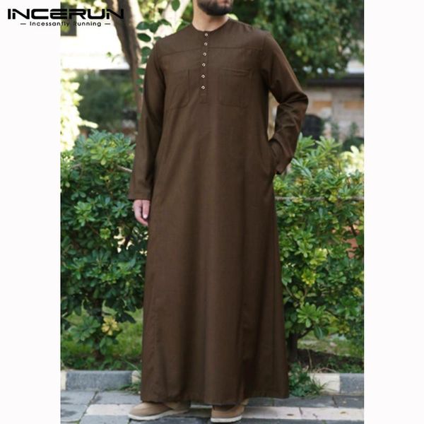 incerun jubba thobe men muslim islamic kaftan long sleeve solid color pockets robe vintage arabic dubai men thobe abaya 2020 5xl, Red
incerun jubba thobe men muslim islamic kaftan long sleeve solid color pockets robe vintage arabic dubai men thobe abaya 2020 5xl, Red